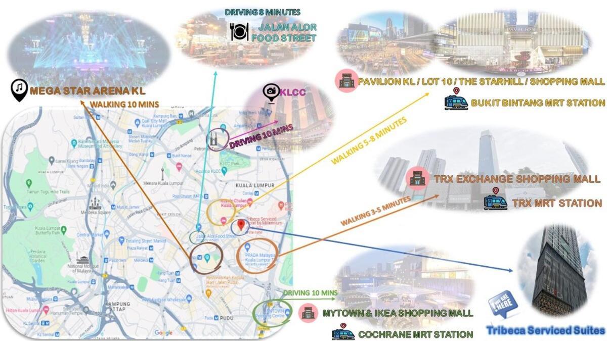 03 Tribeca Serviced I 5 Min To Pavilion Kl I 2r1b I Trx Tower View Pangsapuri
